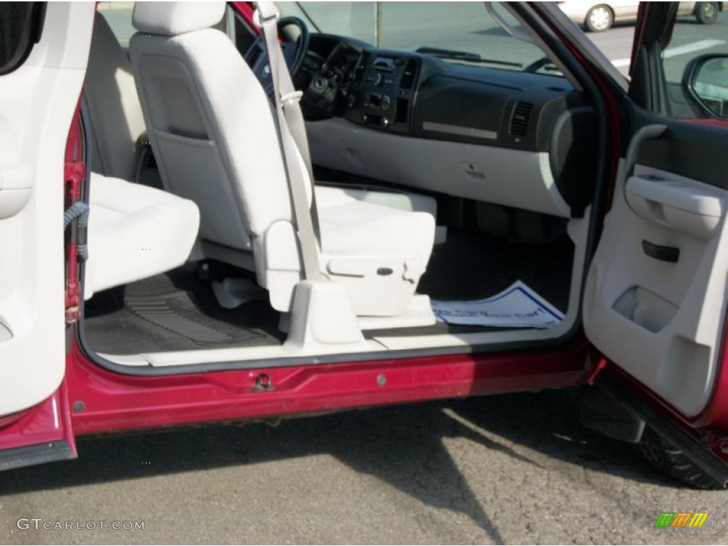 2007 Silverado 1500 LT Z71 Extended Cab 4x4 - Sport Red Metallic / Light Titanium/Ebony Black photo #34