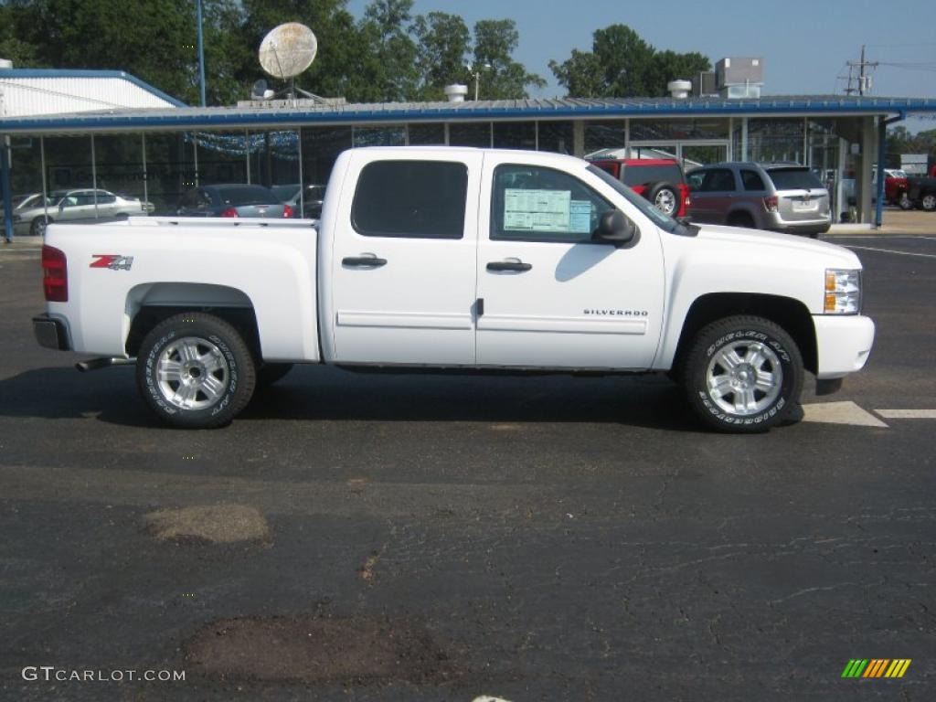 2011 Silverado 1500 LT Crew Cab 4x4 - Summit White / Ebony photo #6