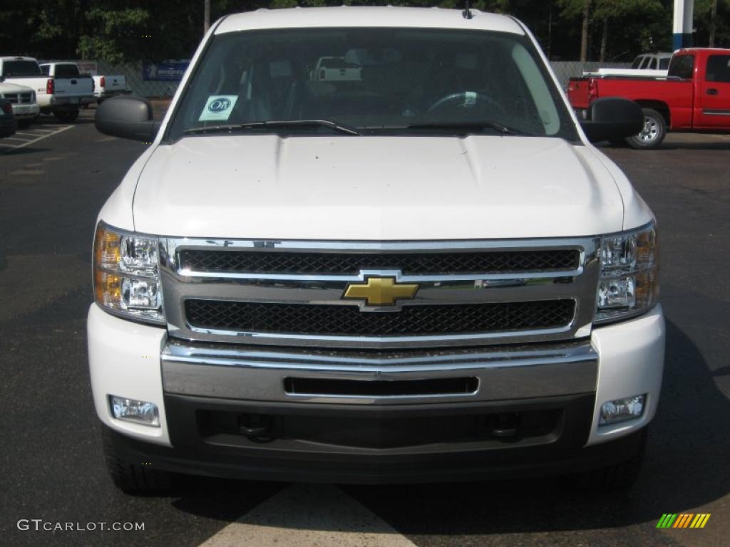 2011 Silverado 1500 LT Crew Cab 4x4 - Summit White / Ebony photo #8