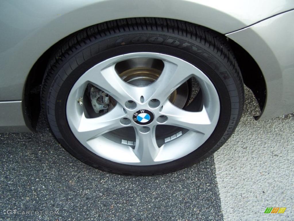 2009 1 Series 128i Coupe - Titanium Silver Metallic / Taupe photo #4