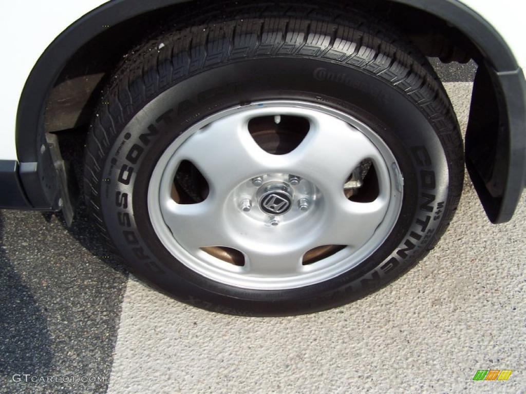 2007 CR-V LX 4WD - Taffeta White / Gray photo #4