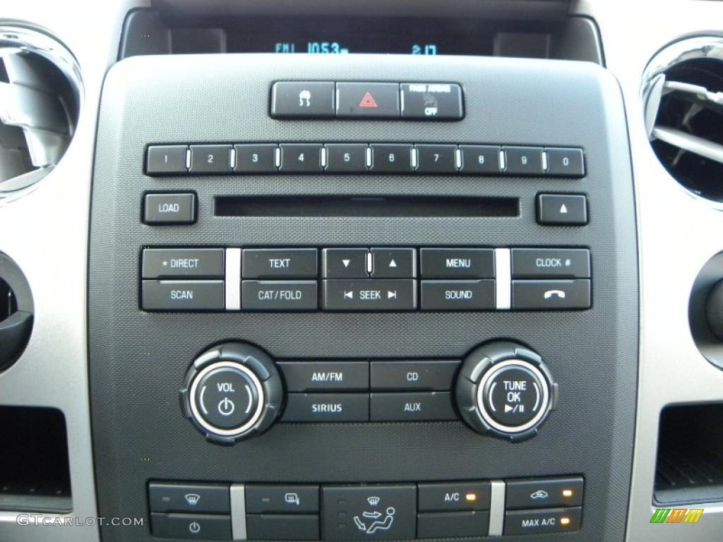 2010 F150 XLT SuperCab - Dark Blue Pearl Metallic / Medium Stone photo #20
