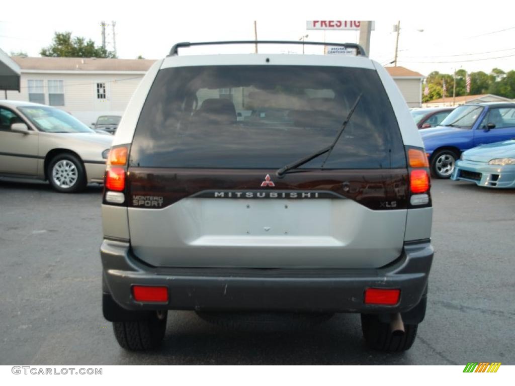 2000 Montero Sport XLS 4x4 - Seattle Silver Metallic / Gray photo #10