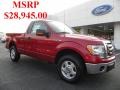 2010 Red Candy Metallic Ford F150 XLT Regular Cab  photo #1