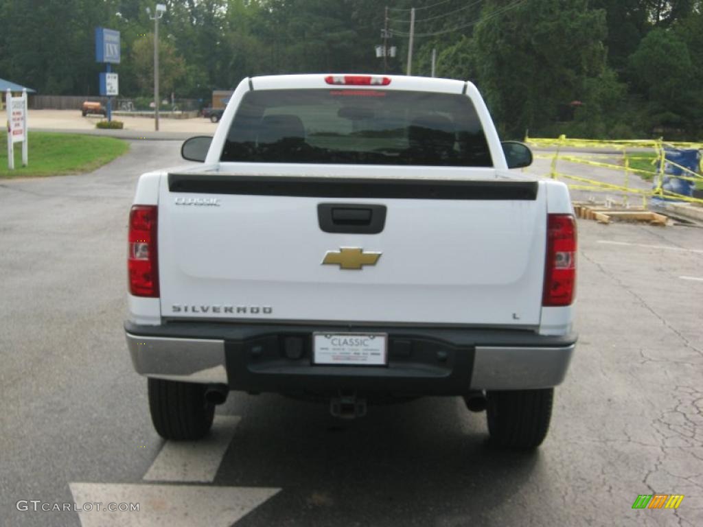 2008 Silverado 1500 Z71 Regular Cab 4x4 - Summit White / Ebony photo #4