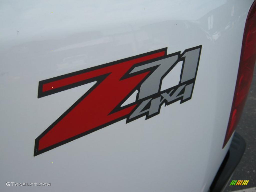 2008 Silverado 1500 Z71 Regular Cab 4x4 - Summit White / Ebony photo #22