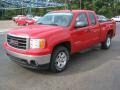 2007 Fire Red GMC Sierra 1500 SLE Extended Cab 4x4  photo #1