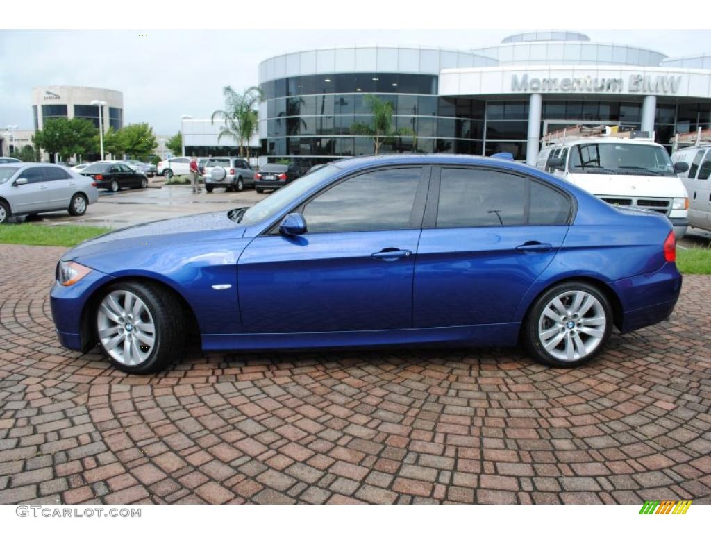 2007 3 Series 328i Sedan - Montego Blue Metallic / Grey photo #2