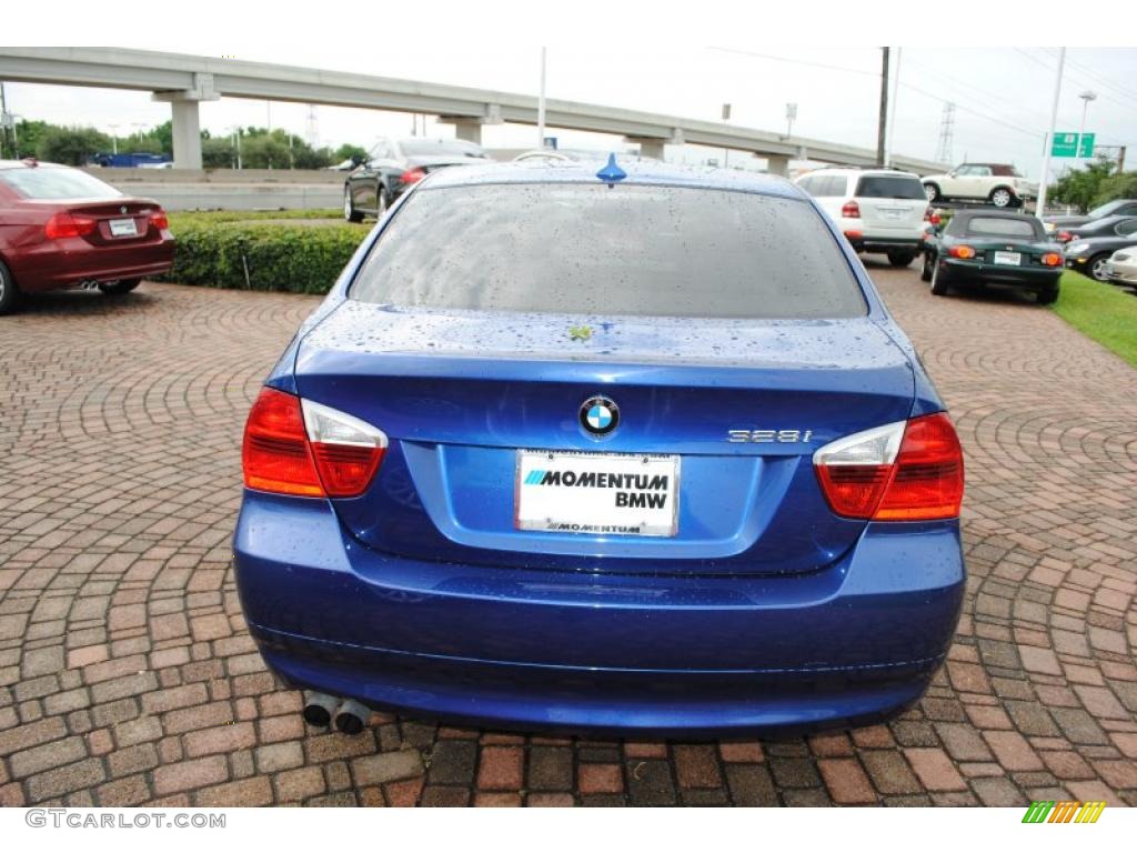 2007 3 Series 328i Sedan - Montego Blue Metallic / Grey photo #4