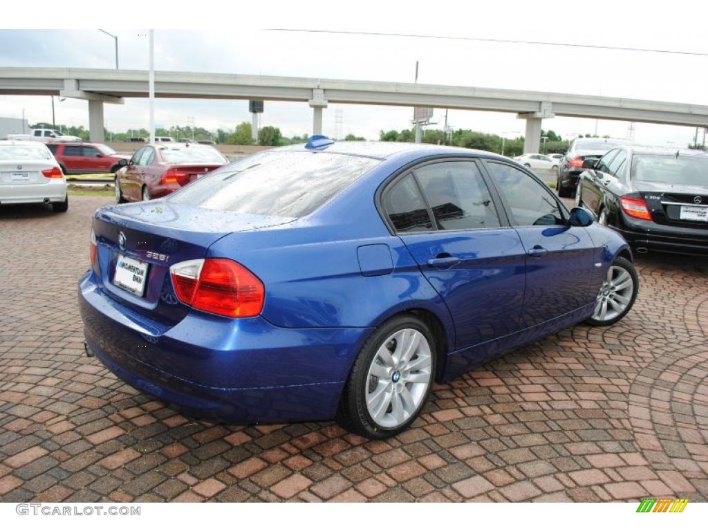 2007 3 Series 328i Sedan - Montego Blue Metallic / Grey photo #5
