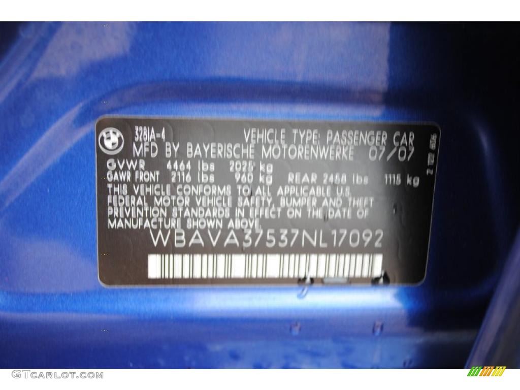 2007 3 Series 328i Sedan - Montego Blue Metallic / Grey photo #14