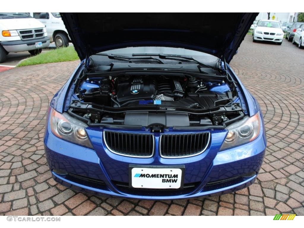 2007 3 Series 328i Sedan - Montego Blue Metallic / Grey photo #19