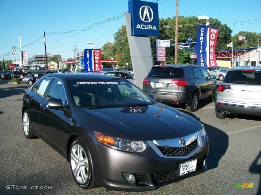 2010 TSX V6 Sedan - Grigio Metallic / Ebony photo #1