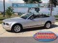 Brilliant Silver Metallic 2009 Ford Mustang V6 Convertible
