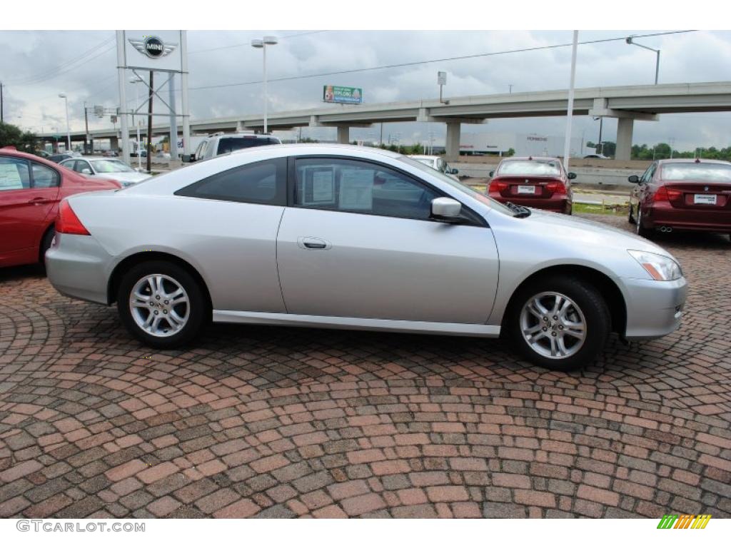 2006 Accord LX Coupe - Alabaster Silver Metallic / Black photo #6
