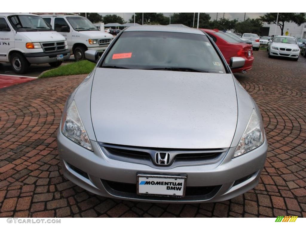 2006 Accord LX Coupe - Alabaster Silver Metallic / Black photo #8