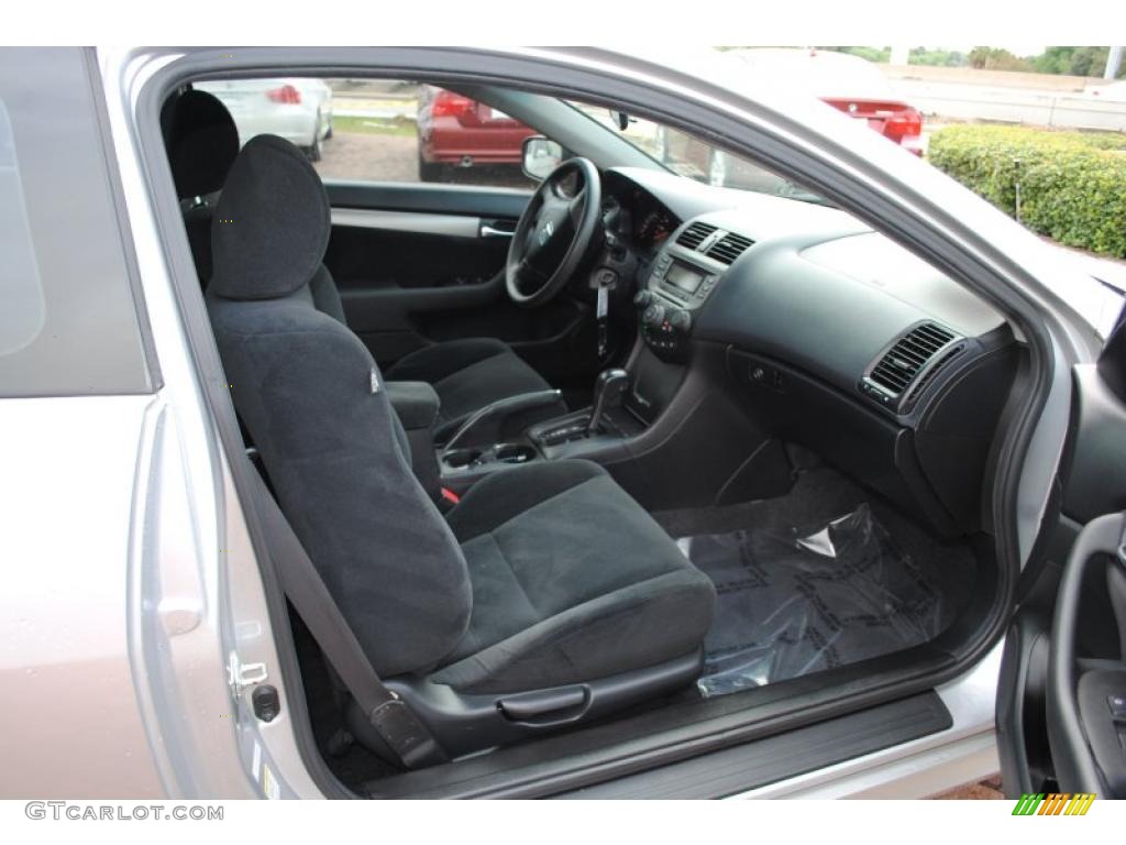 2006 Accord LX Coupe - Alabaster Silver Metallic / Black photo #9