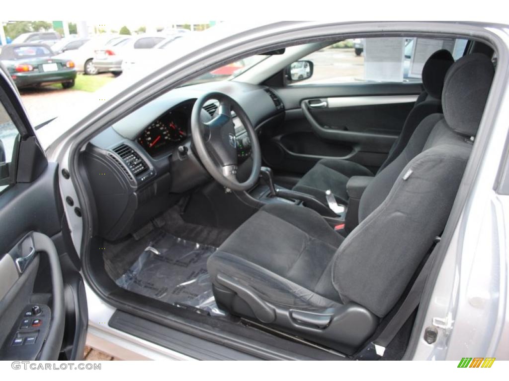 2006 Accord LX Coupe - Alabaster Silver Metallic / Black photo #12