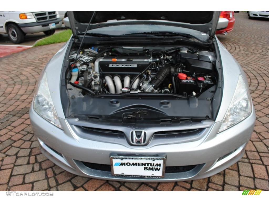 2006 Accord LX Coupe - Alabaster Silver Metallic / Black photo #19