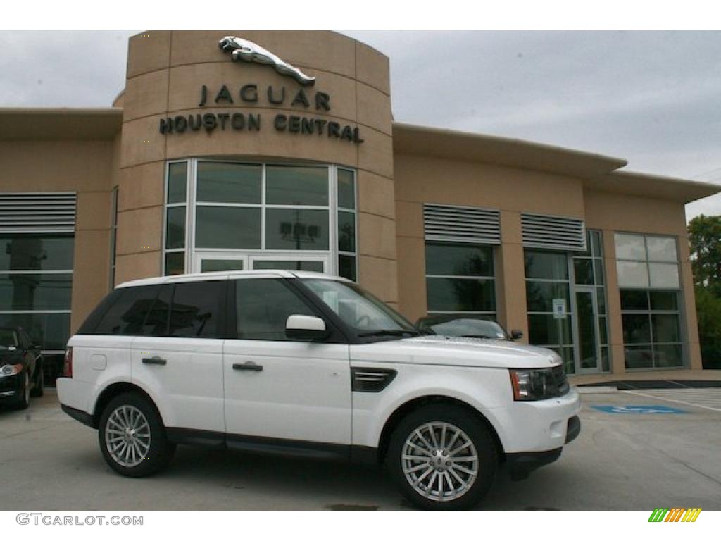 2011 Range Rover Sport HSE - Alaska White / Almond/Nutmeg photo #1