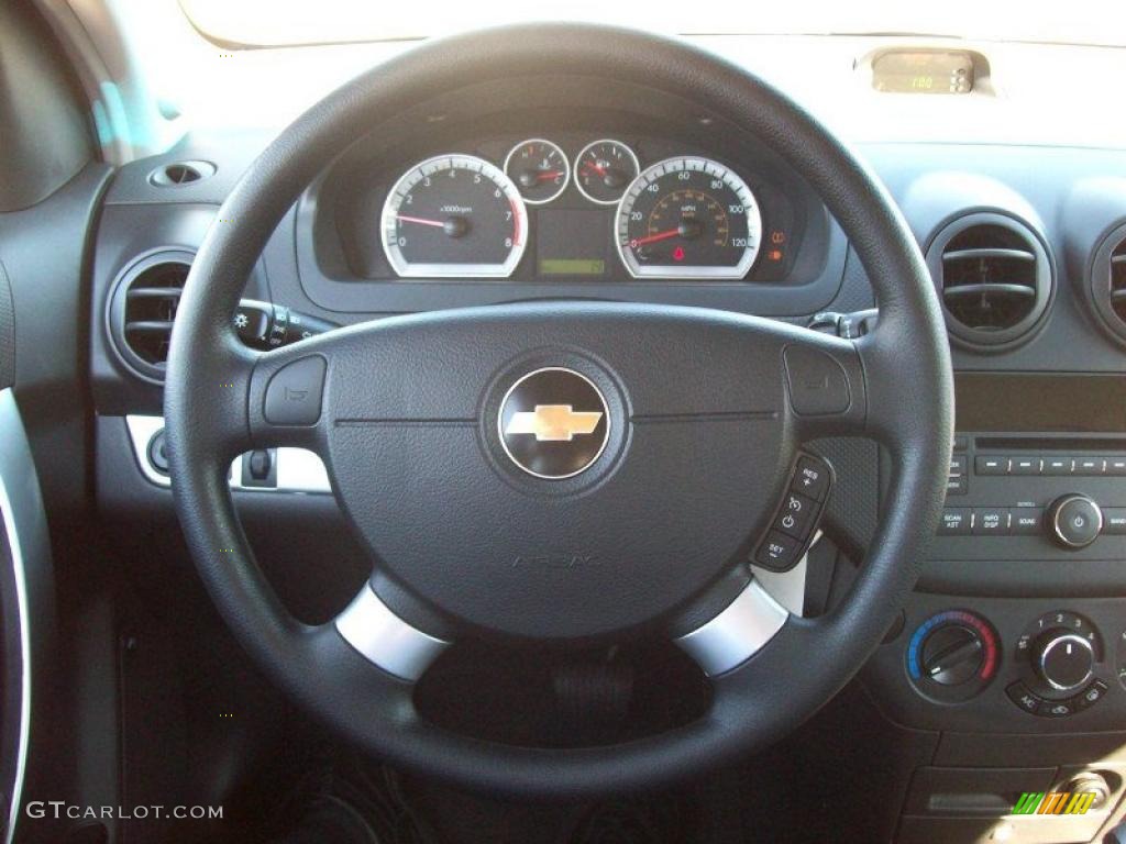 2010 Aveo LT Sedan - Bright Blue / Charcoal photo #21