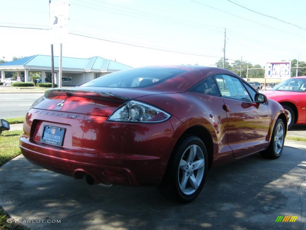 2009 Eclipse GS Coupe - Rave Red Pearl / Medium Gray photo #5