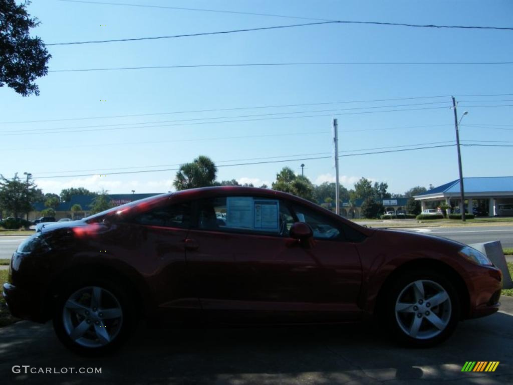 2009 Eclipse GS Coupe - Rave Red Pearl / Medium Gray photo #6