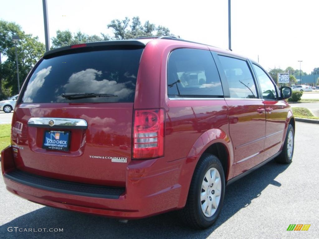 2010 Town & Country LX - Inferno Red Crystal Pearl / Medium Slate Gray/Light Shale photo #5