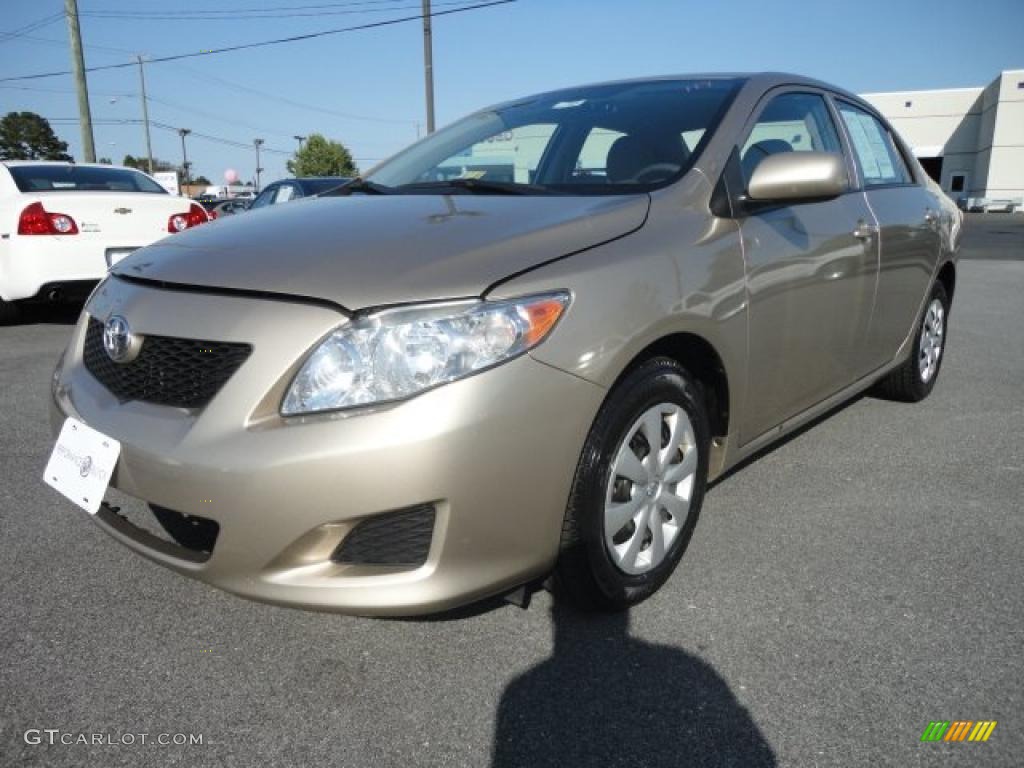 2009 Corolla LE - Desert Sand Mica / Bisque photo #1
