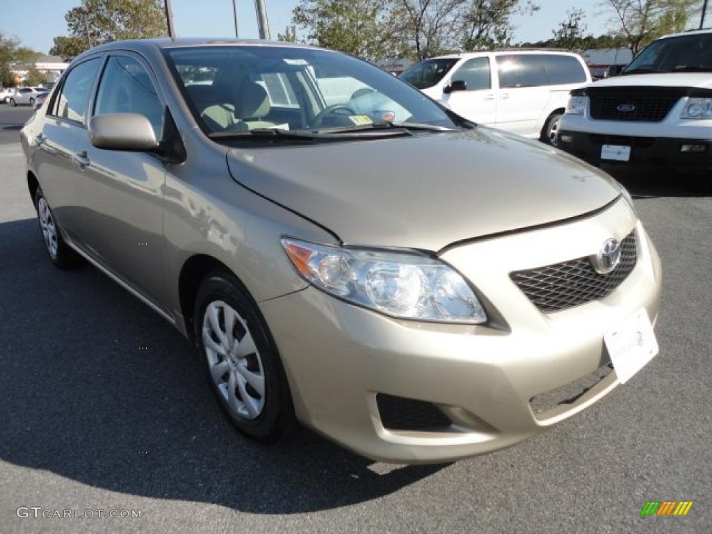 2009 Corolla LE - Desert Sand Mica / Bisque photo #7
