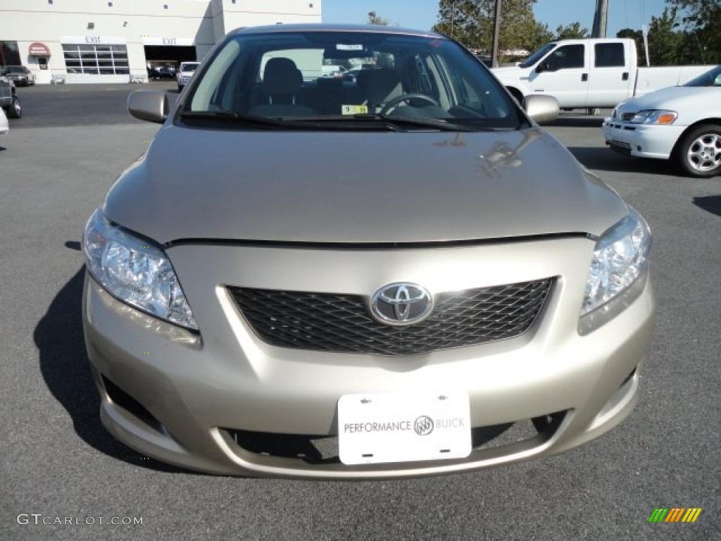 2009 Corolla LE - Desert Sand Mica / Bisque photo #8
