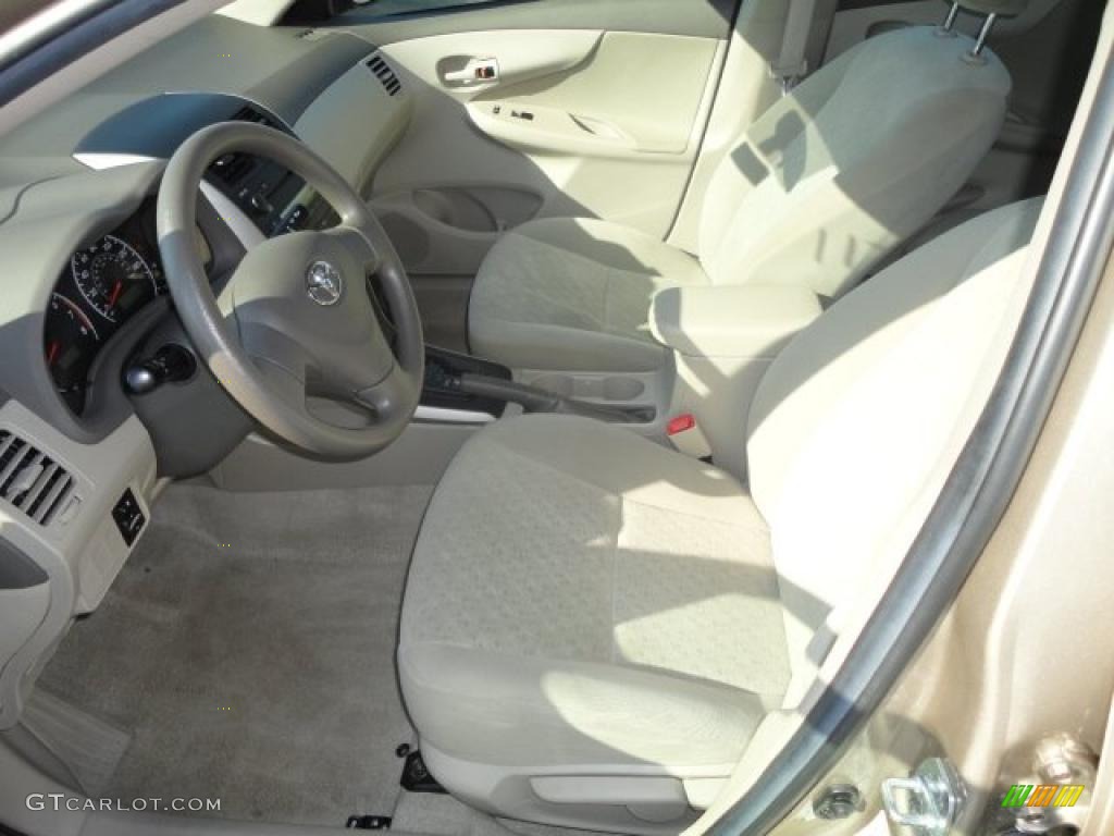 2009 Corolla LE - Desert Sand Mica / Bisque photo #11