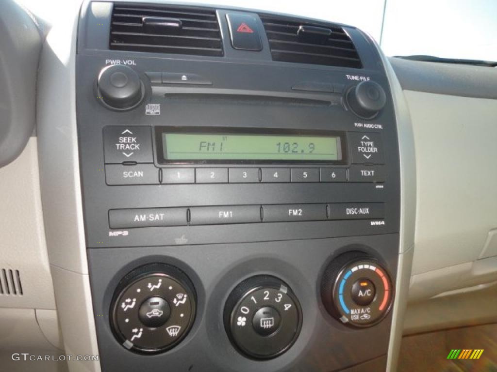 2009 Corolla LE - Desert Sand Mica / Bisque photo #12