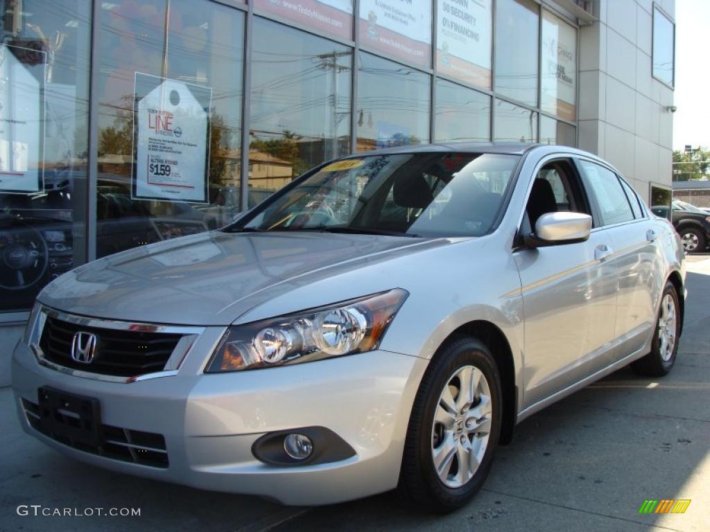 2008 Accord LX-P Sedan - Alabaster Silver Metallic / Black photo #3