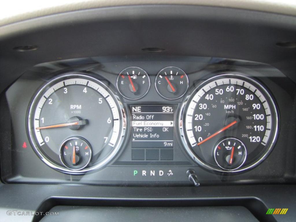 2011 Ram 1500 Big Horn Quad Cab - Brilliant Black Crystal Pearl / Dark Slate Gray/Medium Graystone photo #18