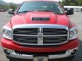 2008 Flame Red Dodge Ram 3500 Big Horn Edition Quad Cab 4x4  photo #3