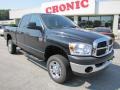 Brilliant Black Crystal Pearl 2008 Dodge Ram 2500 SXT Quad Cab 4x4