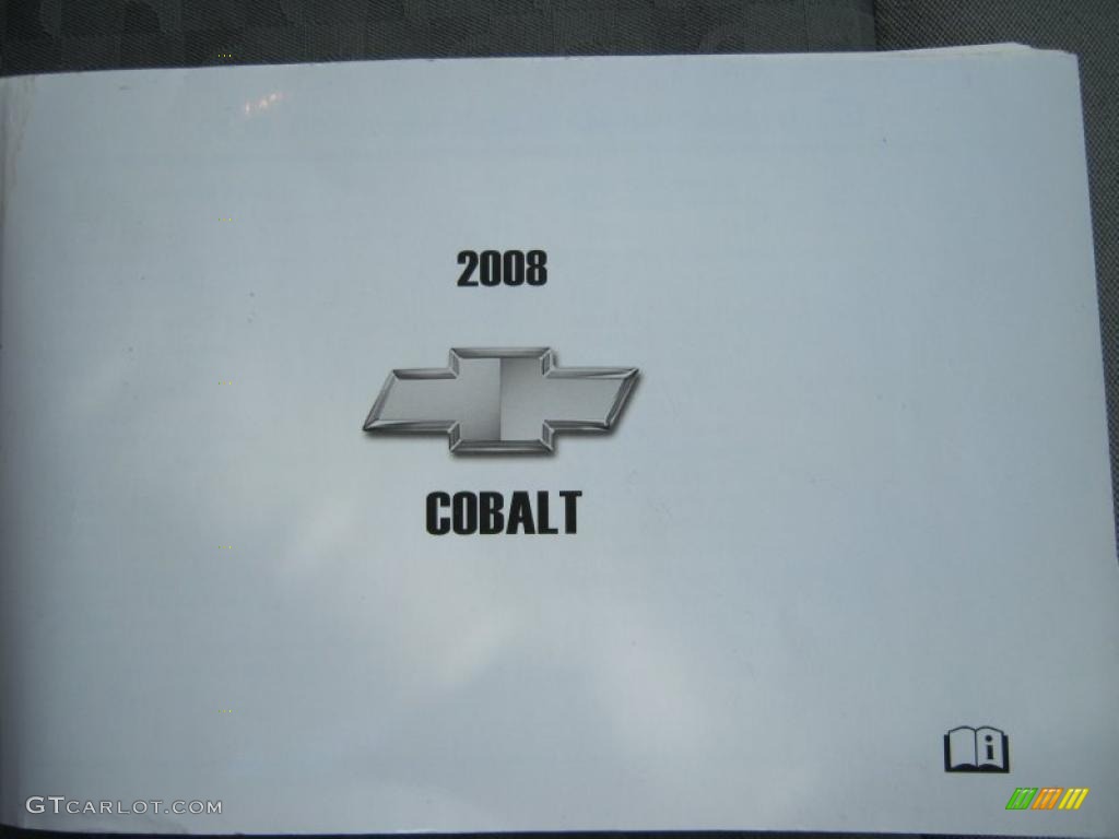 2008 Cobalt LS Sedan - Black / Gray photo #10