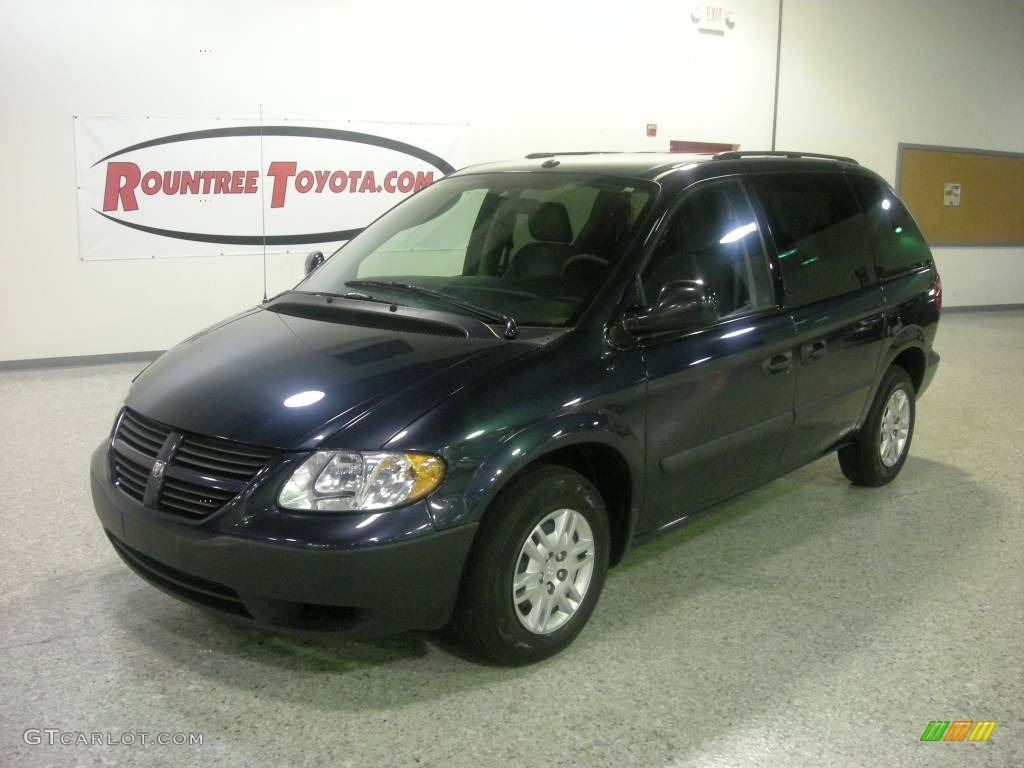 Modern Blue Pearl Dodge Caravan