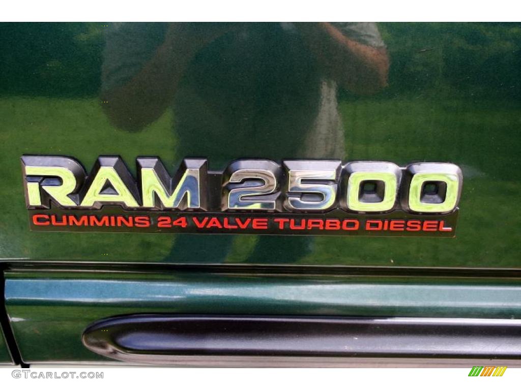 2001 Ram 2500 SLT Quad Cab 4x4 - Forest Green Pearl / Mist Gray photo #53