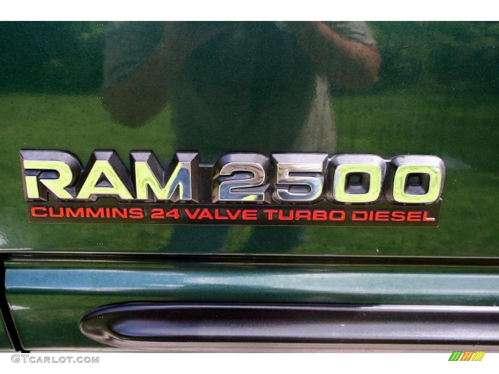 2001 Ram 2500 SLT Quad Cab 4x4 - Forest Green Pearl / Mist Gray photo #54