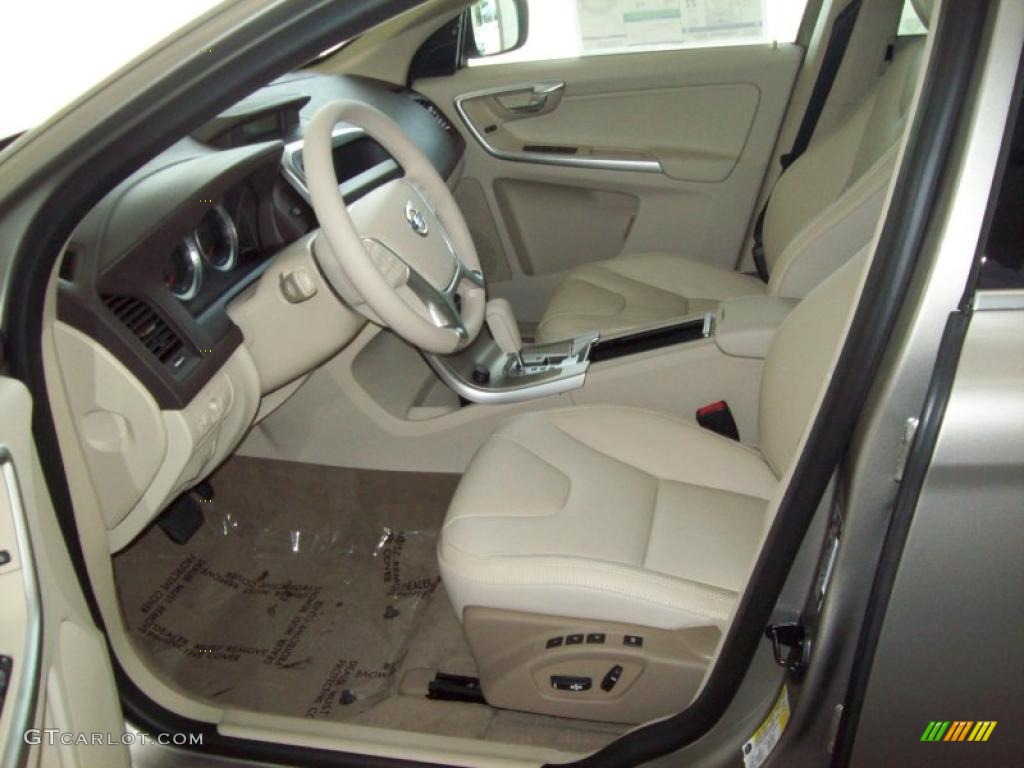 2011 XC60 T6 AWD - Seashell Metallic / Sandstone Beige photo #5