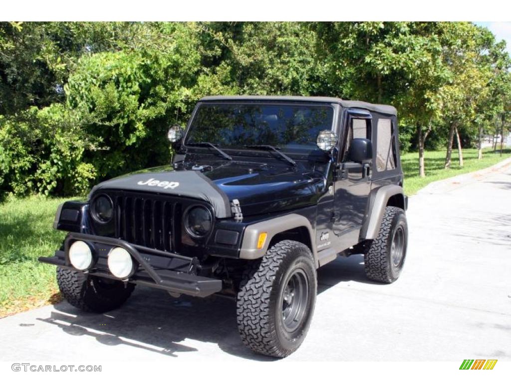 2006 Wrangler SE 4x4 - Black / Khaki photo #1