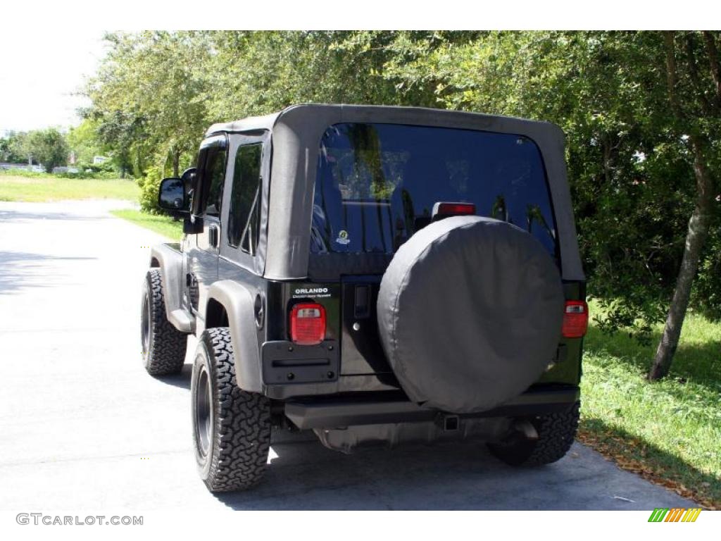 2006 Wrangler SE 4x4 - Black / Khaki photo #7