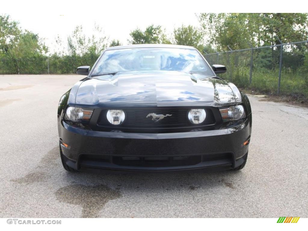 2011 Mustang GT Premium Coupe - Ebony Black / Charcoal Black/Cashmere photo #9