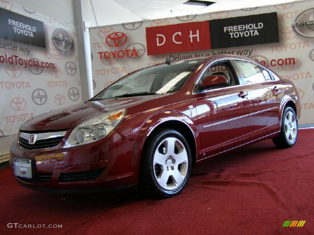 2008 Aura XE 3.5 - Red Jewel / Gray photo #1