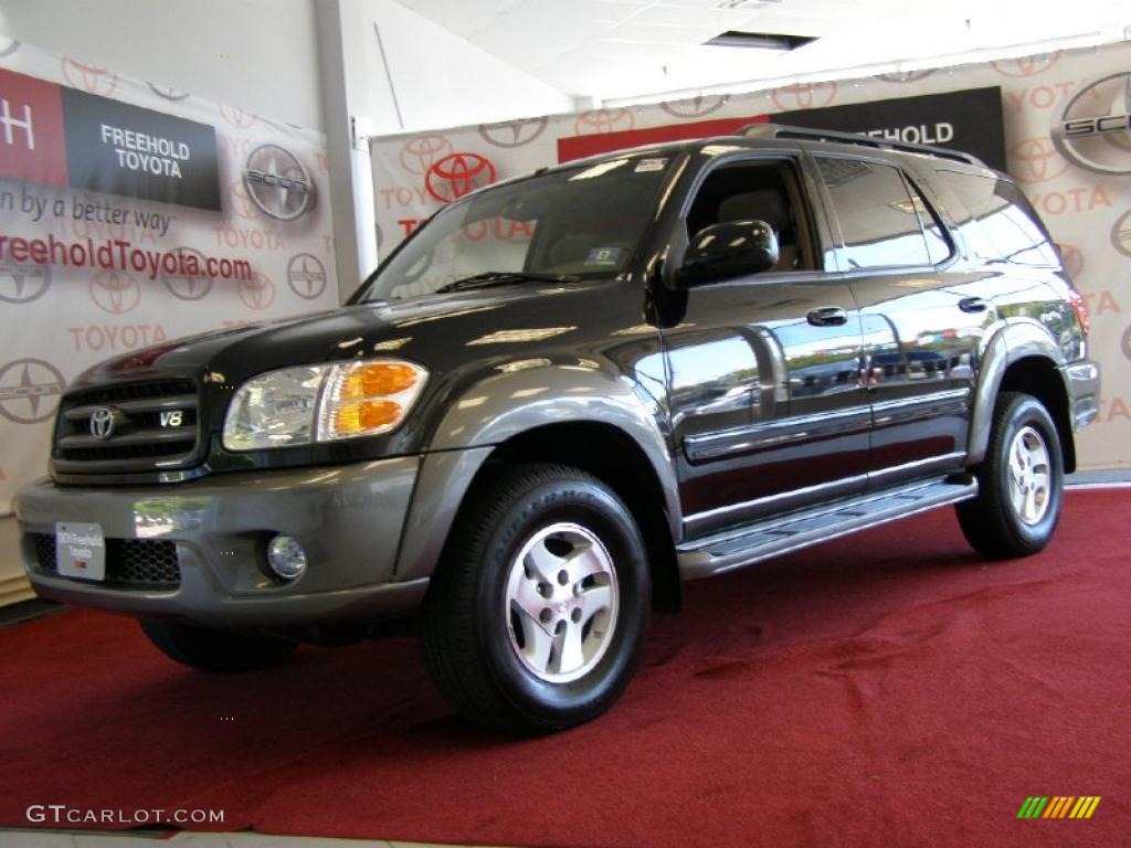 2003 Sequoia SR5 4WD - Black / Oak photo #1