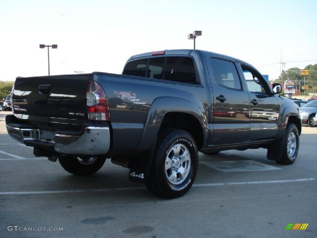 2010 Tacoma V6 SR5 TRD Double Cab 4x4 - Magnetic Gray Metallic / Graphite photo #3