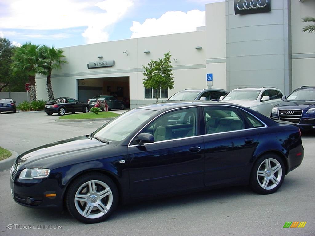 2005 A4 3.2 quattro Sedan - Moro Blue Pearl Effect / Beige photo #2