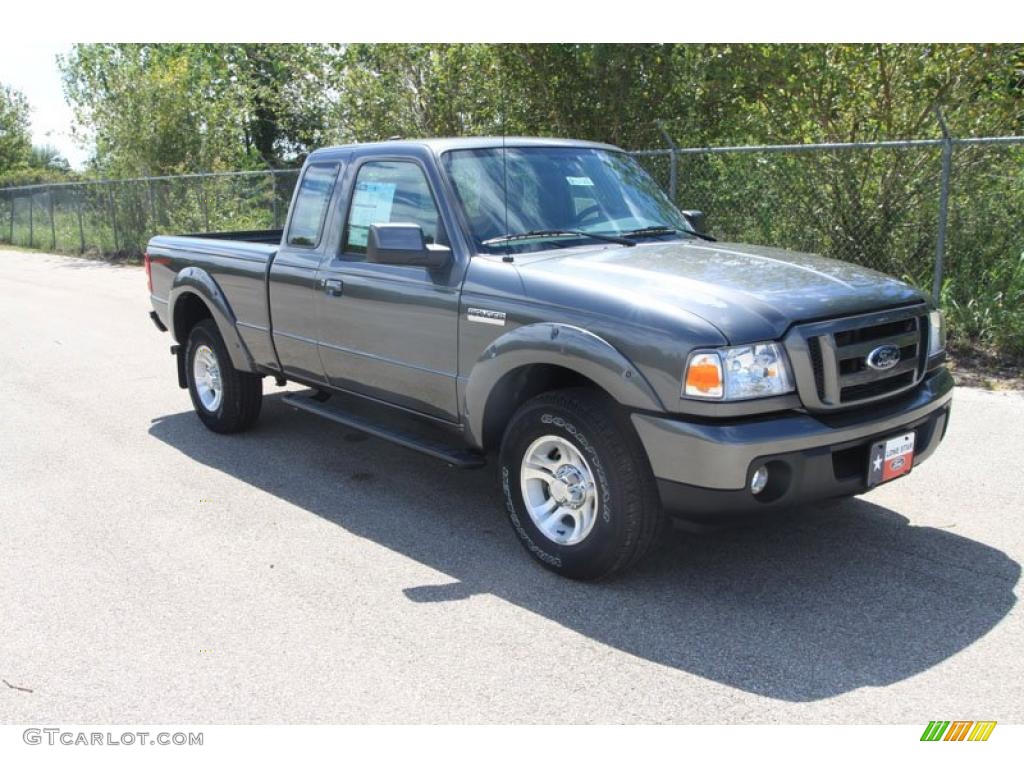 Dark Shadow Grey Metallic Ford Ranger